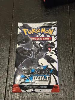Pokemon SV Black Bolt Booster Pack - 10 Cards / Pack - SEALED - Image 1