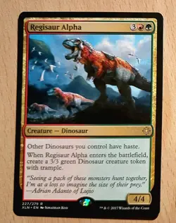 MTG Magic: Regisaurus-Alphatier,REGISAUR ALPHA, English Dinosaur Dinosaurier - Image 1