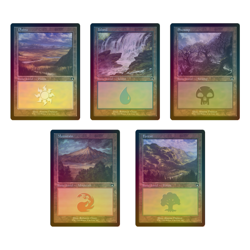 [MTG] Commander Masters Basic Lands (Foil) (Retro Frame) (437 - 451) (CMM) NM - Image 1
