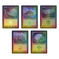 [MTG] Commander Masters Basic Lands (Foil) (Retro Frame) (437 - 451) (CMM) NM - Image 2
