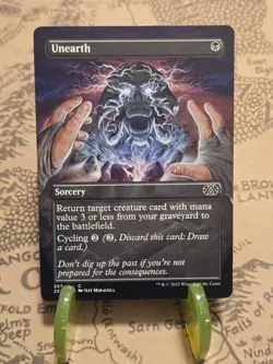 MTG Unearth Double Masters 2022 Borderless Common NM - Image 1