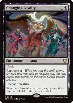 MTG - [SOC - 23 ] Changing Loyalty - Commander: Secrets of Strixhaven - Image 1