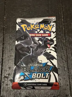 Pokemon SV Black Bolt Booster Pack - 10 Cards / Pack - SEALED - Image 1