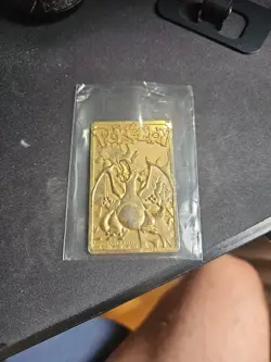 1999 pokemon Special edition 23k gold plated trading card CHARIZARD - BK Promo - Image 1