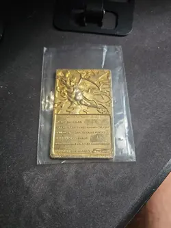 1999 pokemon Special edition 23k gold plated trading card CHARIZARD - BK Promo - Image 2
