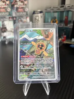 Ascended Heroes Fan Rotom 250/217 Illustration Rare IR Full Art Pokemon Card NM - Image 1