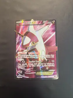 Pokemon Latias EX 112/116 Plasma Freeze Ultra Rare Full Art Lightly Played - Image 1