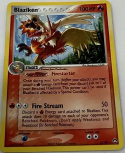 Pokemon Blaziken EX Power Keepers 5/108 Holo Rare Stage 2 100HP 2007 - Image 2