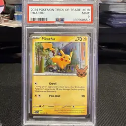 POKEMON PSA 9 GRADED 2024 TRICK OR TRADE LOT - COSMOS HOLO PIKACHU UMBREON - Image 2
