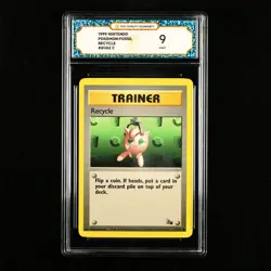 TQG 9 Mint 1999 Pokemon ENG Recycle #61/62 C - Image 1
