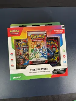 Pokemon TCG First Partner Illustration Collection Box Series 1 (LOT OF 3 SEALED) - Image 2