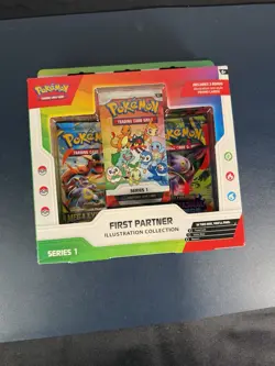 Pokemon TCG First Partner Illustration Collection Box Series 1 (LOT OF 3 SEALED) - Image 4