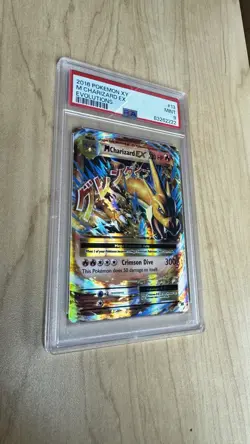 Pokemon XY M Charizard EX Holo Evolutions 2016 Mint 13/108 PSA 9 Graded - Image 1