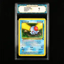 TQG 9 Mint 1999 Pokemon ENG Tentacool #56/62 C - Image 1