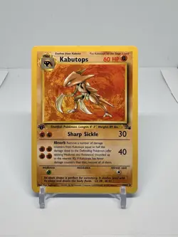 Pokemon Kabutops Fossil Rare 1st Edition 24/62 Non Holo - Image 1