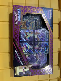 Pokemon TCG Crown Zenith Morpeko V-Union Playmat Premium Collection - Image 1