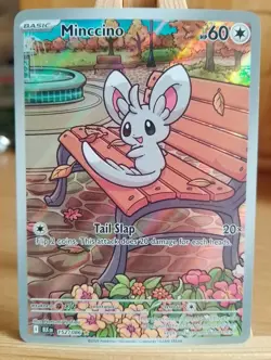 Pokemon: Black Bolt - Minccino - Illustration Rare - NM 152/086 - Image 1