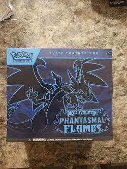 Pokemon Mega Evolution Phantasmal Flames Elite Trainer Box Factory Sealed ETB - Image 1