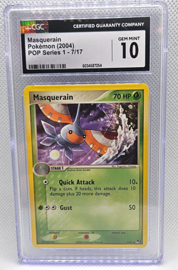 Masquerain Pokemon 2004 POP series 1 7/17 CGC slab 10 *Read Description* - Image 1