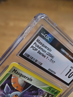 Masquerain Pokemon 2004 POP series 1 7/17 CGC slab 10 *Read Description* - Image 3