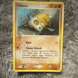 Nintendo Cubone EX FireRed & LeafGreen 60/112 Holo Basic EN 50HP 2004 - Image 1