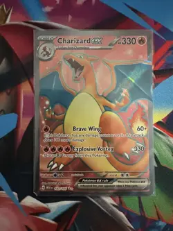 Pokemon Charizard ex 183/165 Full Art Ultra Rare – Scarlet & Violet 151 - Image 1