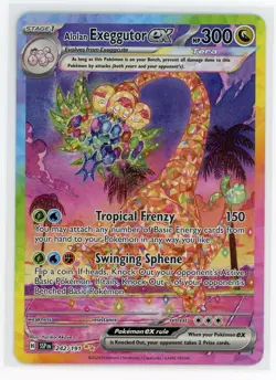 Pokemon TCG - Alolan Exeggutor ex 242/191 - Surging Sparks - SIR - Image 1