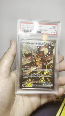 PSA 10 Pokemon Volcanion ex 182/159 Journey Together Special Illustration Rare - Image 2