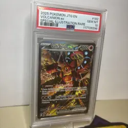 PSA 10 Pokemon Volcanion ex 182/159 Journey Together Special Illustration Rare - Image 3
