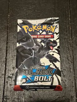 Pokemon SV Black Bolt Booster Pack - 10 Cards / Pack - SEALED - Image 1