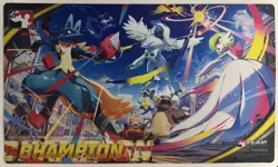 Mega Absol Gardevoir Kangaskhan Lucario Pokemon League Cup Champion Play Mat - Image 1