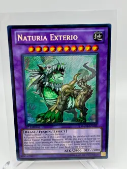 Yugioh Naturia Exterio HA04-EN055 Secret Rare 1st Ed NM Never Played!!! - Image 1