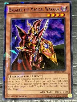 Yugioh Breaker the Magical Warrior BP03-EN005 Shatterfoil Common 1st Edition NM - Image 1