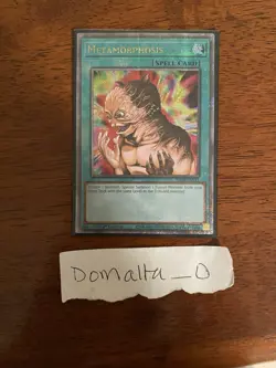 Metamorphosis RA04-EN123 Quarter Century Secret Rare NM Yugioh - Image 1