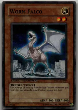Worm Falco Duel Terminal Normal Parallel Rare Duel Terminal 1 DT01-EN080 LP - Image 1