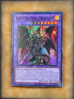 Yugioh Red-Eyes Dark Dragoon RA02-EN021 Super Rare 1st Ed NM - Image 1