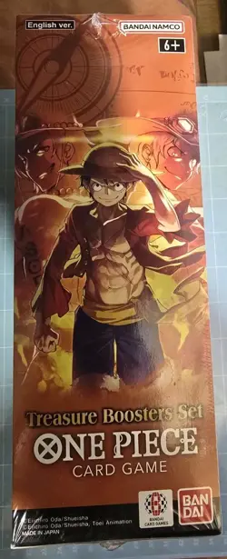 One Piece Treasure Booster Set Box Sealed Display Case English - Image 1