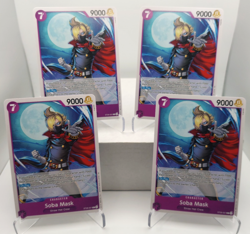Soba Mask Playset - ST26-001 x4 - Starter Deck 26 - One Piece TCG - English - Image 1