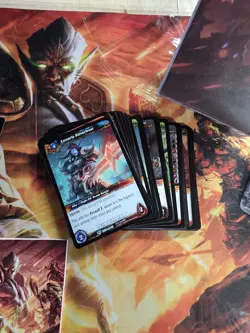WORLD OF WARCRAFT REIGN OF FIRE PLAYMAT, CARDS, DECK BOX, DIVIDERS, CARD GUIDE - Image 3