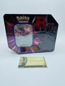 💥Pokemon Team Rocket Tin [Team Rocket Nidoking EX] NIB, SEALED READY TO SHIP!! - Image 1