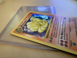 1999 Pokemon Base Set Shadowless Ninetales #12/102 Holo - LP Vintage TCG - Image 3