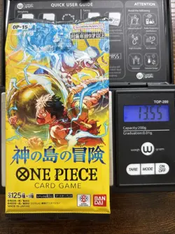 Heavy 13.55g One Piece Sealed Adventure On Kami's Island OP-15 Japanese Booster - Image 1