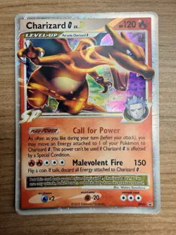 Pokemon Card - Charizard G LV X - DP45 Black Star Promo - 2009 - MP - Image 1
