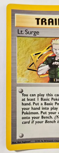 Pokemon Card - TCG Gym Heroes Lt. Surge Holo #17/132 - Image 2