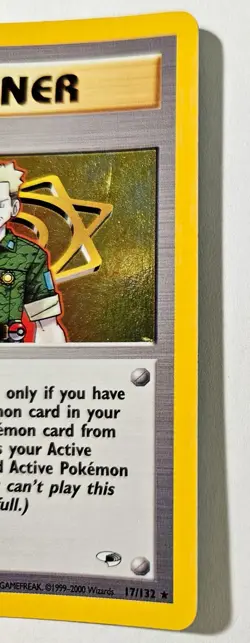 Pokemon Card - TCG Gym Heroes Lt. Surge Holo #17/132 - Image 3