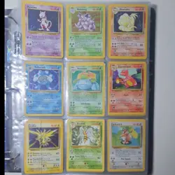 1999 Wizards Of West Coast Pokemon Base Set Folder & Cards Charizard Shadowless - Image 2