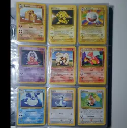 1999 Wizards Of West Coast Pokemon Base Set Folder & Cards Charizard Shadowless - Image 3