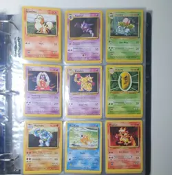 1999 Wizards Of West Coast Pokemon Base Set Folder & Cards Charizard Shadowless - Image 4