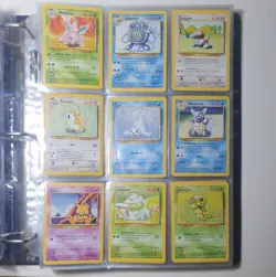 1999 Wizards Of West Coast Pokemon Base Set Folder & Cards Charizard Shadowless - Image 5