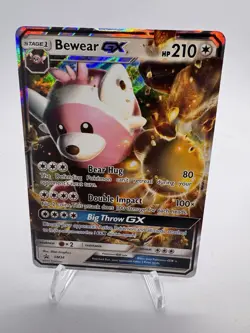 Bewear GX SM34 Black Star Promo - Full Art Rare Pokemon Card *NM* - Image 1